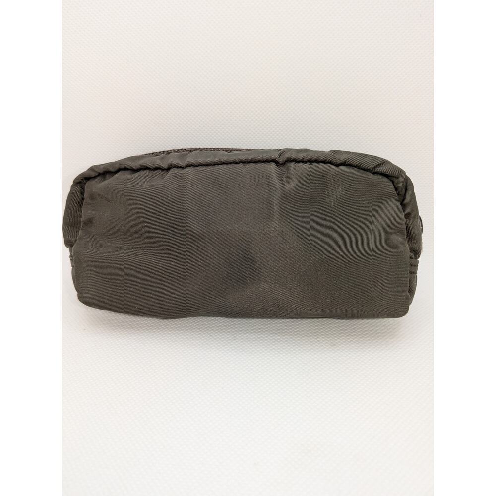 PRADA Pouch Tessuto Green Nylon Khaki Authentic Zip Bag - Picture 7 of 10